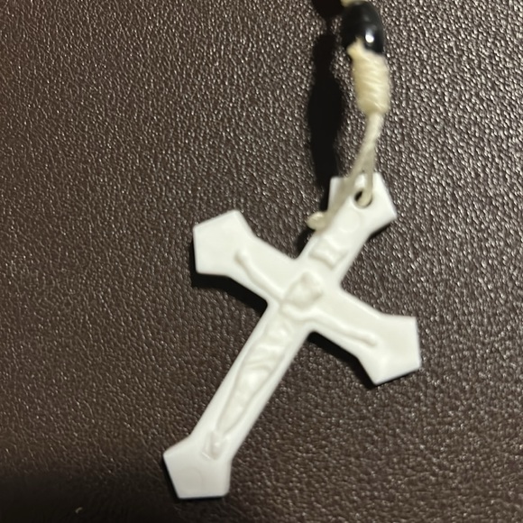 Vintage 90’s classic Via Vermont cross angels glass and brass trinket box - Picture 12 of 17